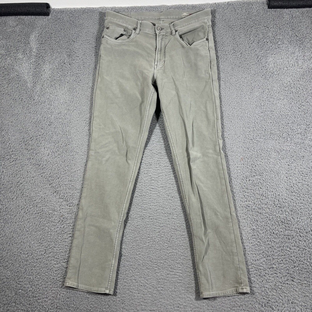 Faherty Pants Men's Size 32x30.5 Straight Leg Terry Stretch 5 Pocket